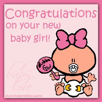 Congrats Baby Girl Dj quote