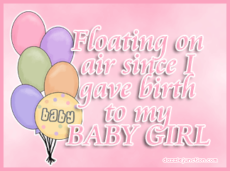 Floating Since Birth Girl quote