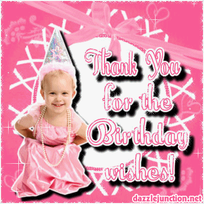 Thank You Birthday Picture for Facebook