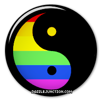 Yin Yang Rainbow Picture for Facebook
