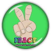 Peace Button Picture for Facebook