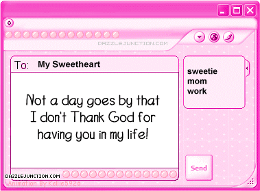 Blinkie Sweetheart Pink quote