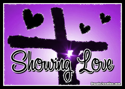Showing Love Cross Picture for Facebook