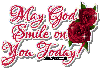 May God Smile quote