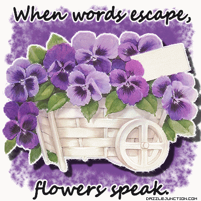 Flowers Speak quote