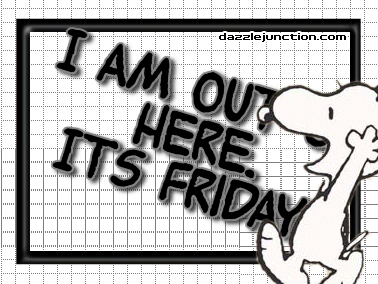 Out Friday Snoopy quote