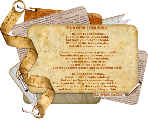 Friendship Key Picture for Facebook
