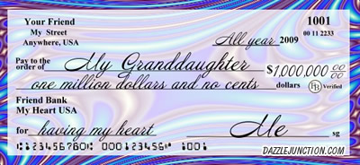 Grandaughter Haing Heart Dj quote