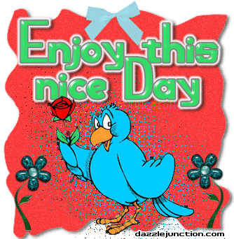 Enjoy Nice Day Bird quote