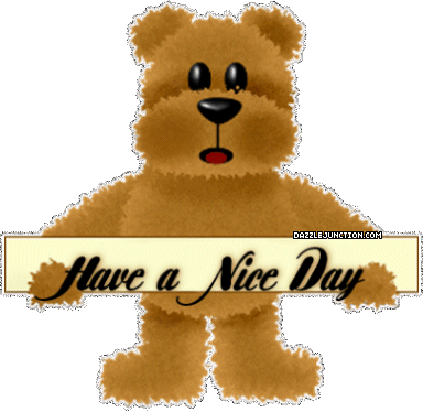 Nice Day Bear quote