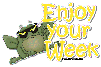 Enjoy Week Frog quote