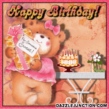 Bear Sweet Bday quote