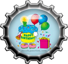 Birthday Bottle Cap