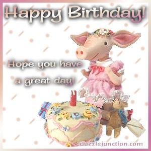 Birthday Pig quote