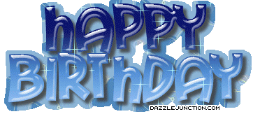 Blue Happy Birthday
