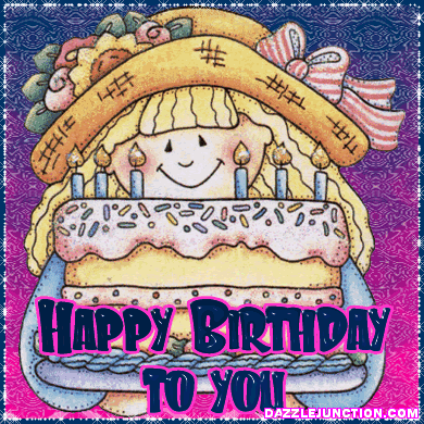 Cute Girl Happy Bday