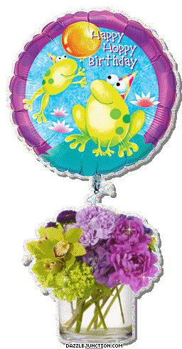 Frog Flower Balloon quote