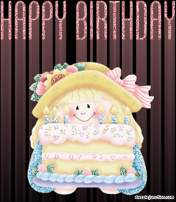 Girl Holds Cake