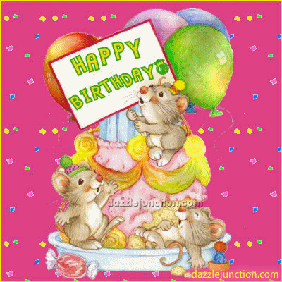 Mice On Cake