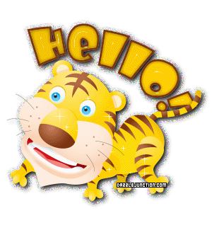Tiger Hello Picture for Facebook