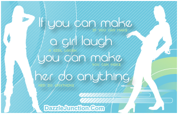 Make Girl Laugh quote