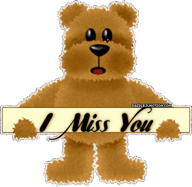 Miss You Bear quote