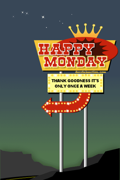 Monday Retro Sign