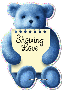 Showing Love  Bear quote