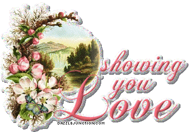 Showing Love  Floral quote