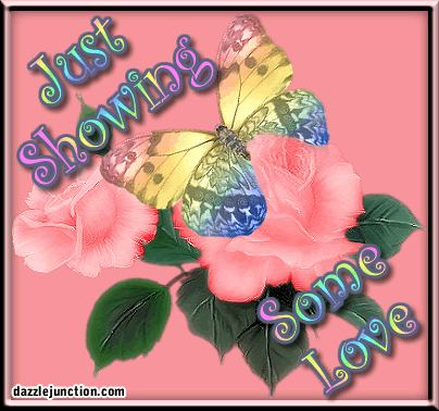 Showing Love  Flower quote