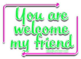 You Are Welcome My Friend quote