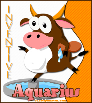 Aquarius Cow Picture for Facebook