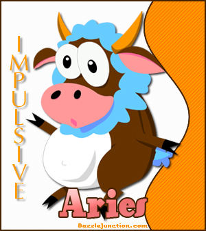 Aries Cow Picture for Facebook