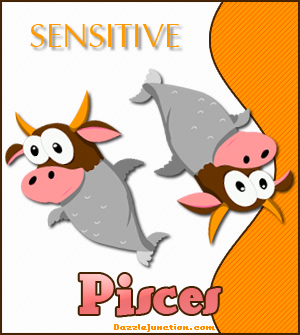 Pisces Cow Picture for Facebook