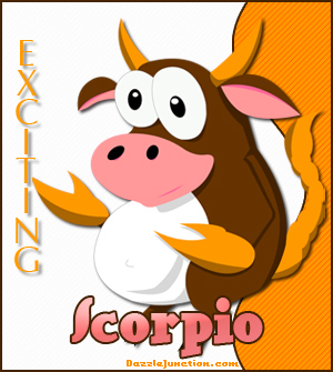 Scorpio Cow Picture for Facebook