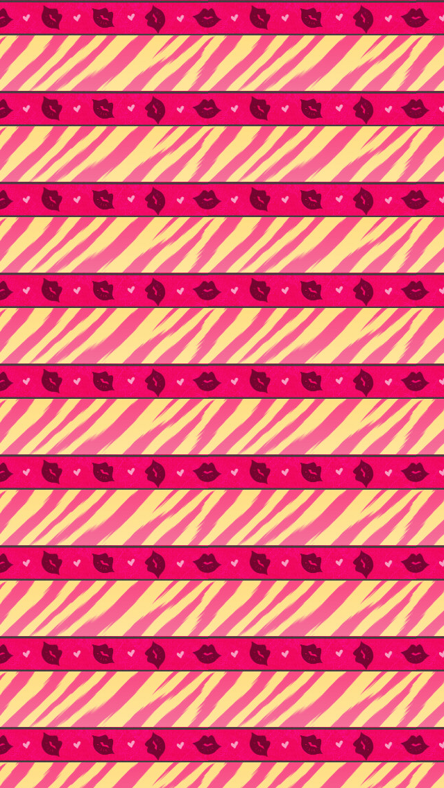 Tiger Kisses iPhone Wallpaper