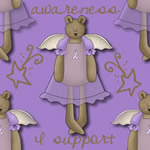 Bear Lavender Ribbon