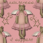 Bear Pink Ribbon