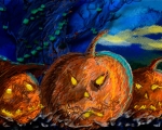 Three Pumpkins