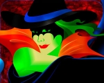 Witch And Pumpkin
