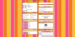 Pink Orange Yellow Stripe