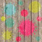 Polka Dot Wood