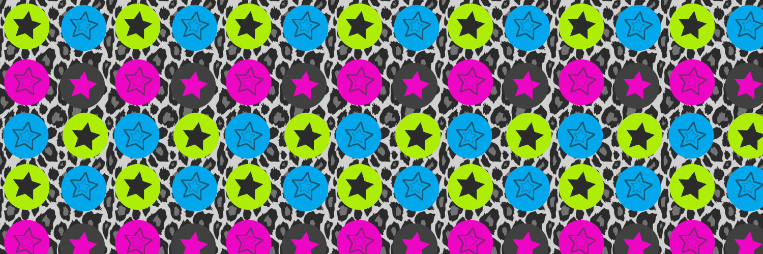Leopard Neon Twitter Header